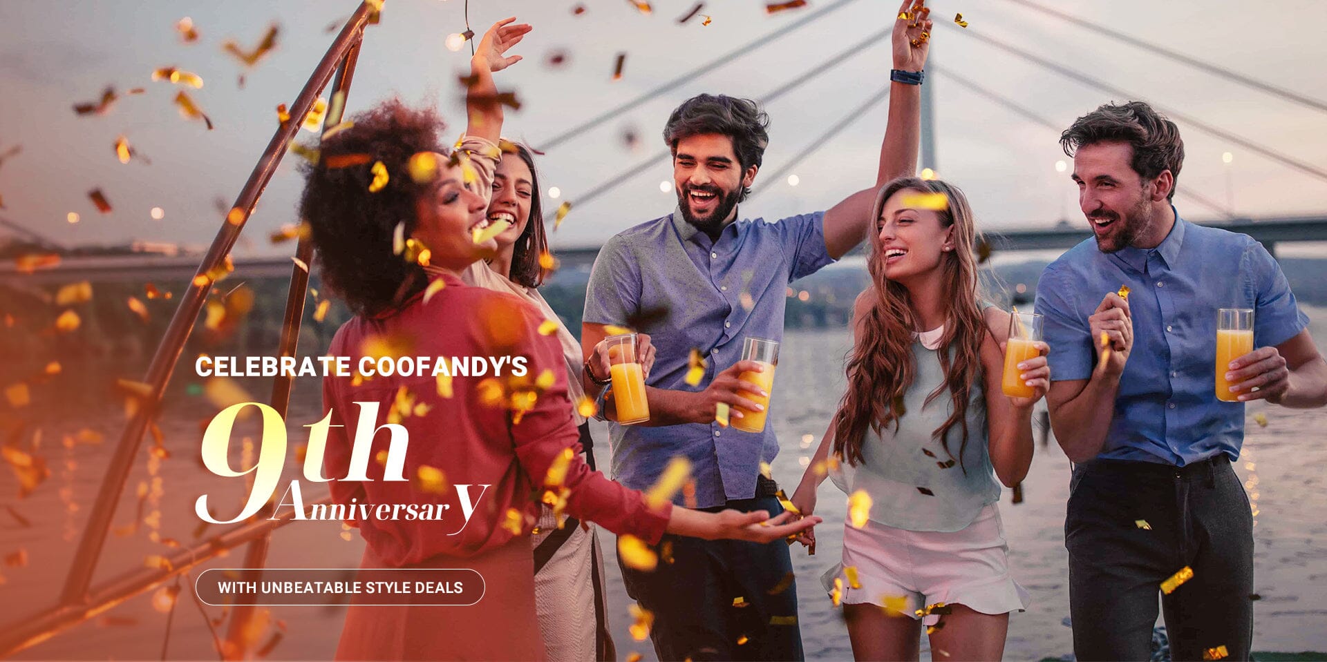 Celebrate COOFANDY's 9th Anniversary with Unbeatable Style Deals!