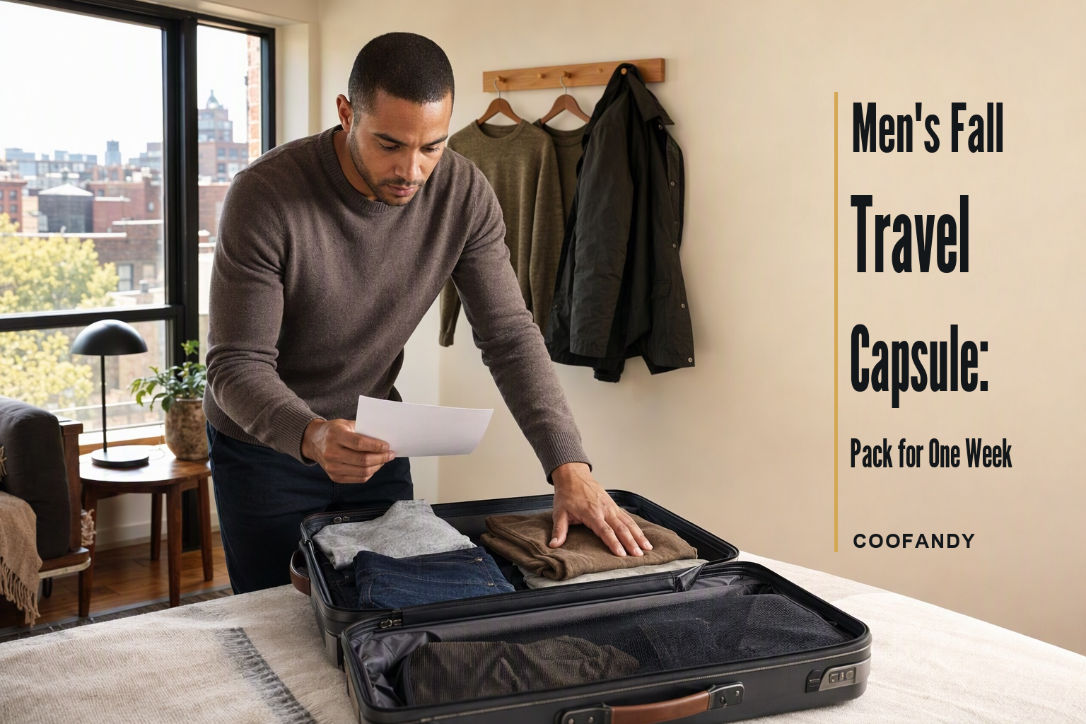 Men's Fall Travel Capsule: Pack for One Week