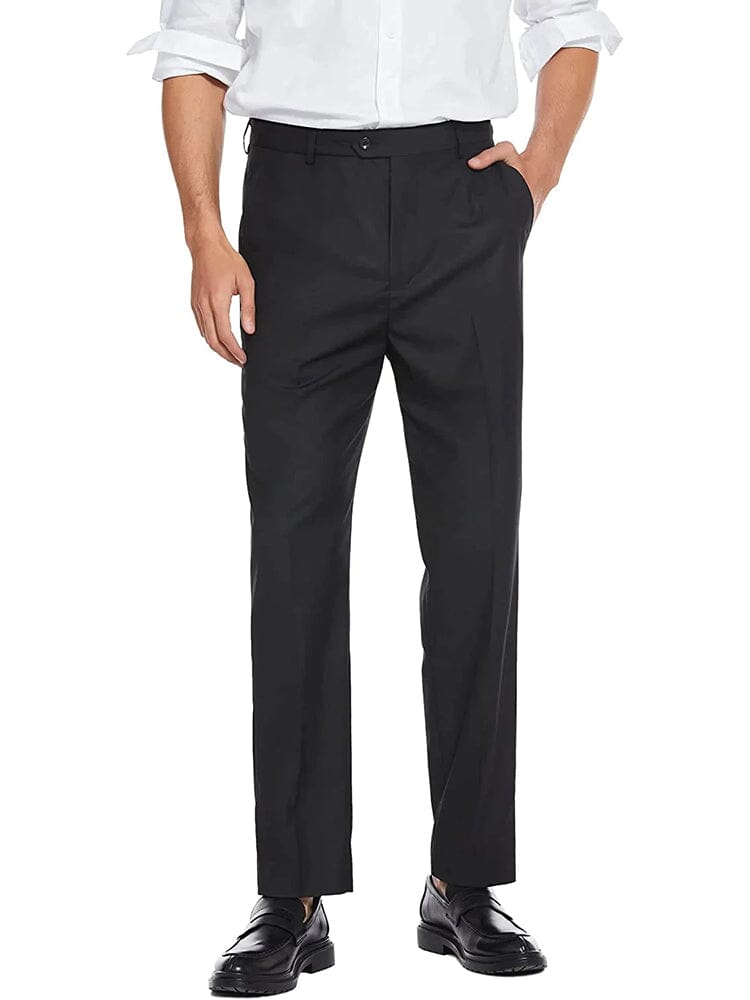 Pantaloni dritti con vestibilità classica sul davanti piatto (solo USA)