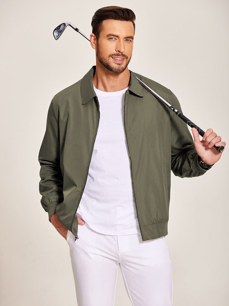 Giubbotto bomber antivento casual (solo USA)