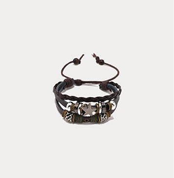 Retro Multilayer Wrap Leather Bracelets