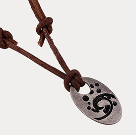 Tribal Swirl Pendant Necklace