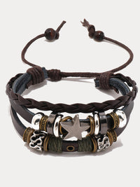 Retro Multilayer Wrap Leather Bracelets