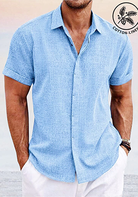 Casual Cotton Linen Shirt