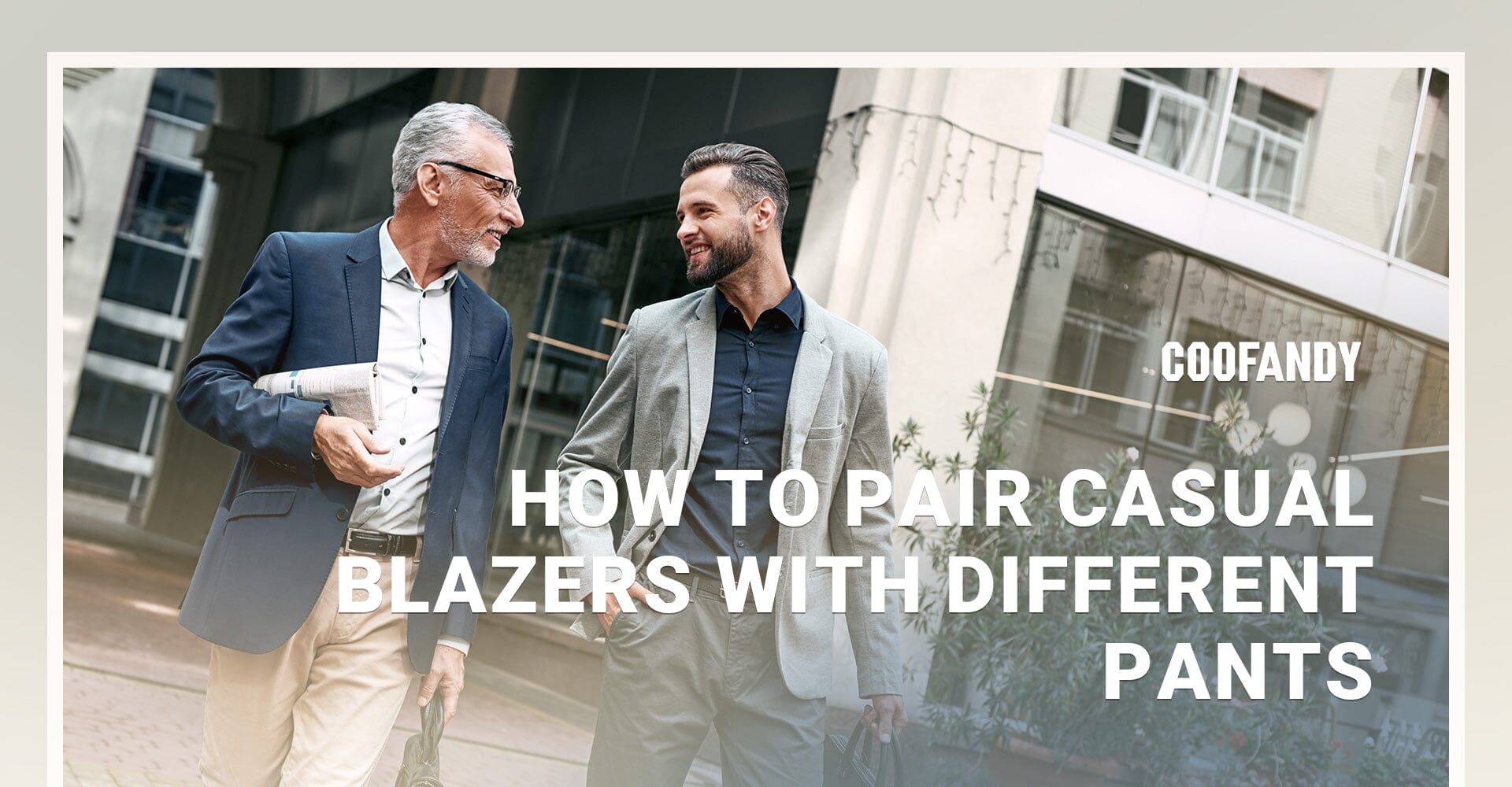 So kombinieren Sie lässige Blazer mit verschiedenen Hosen