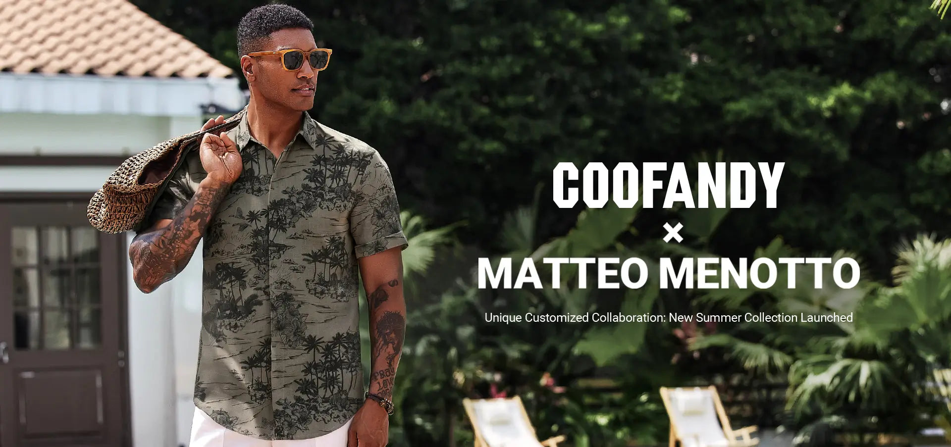 Coofandy × Matteo Menotto Unique Customized Collaboration: New Summer Collection Launched