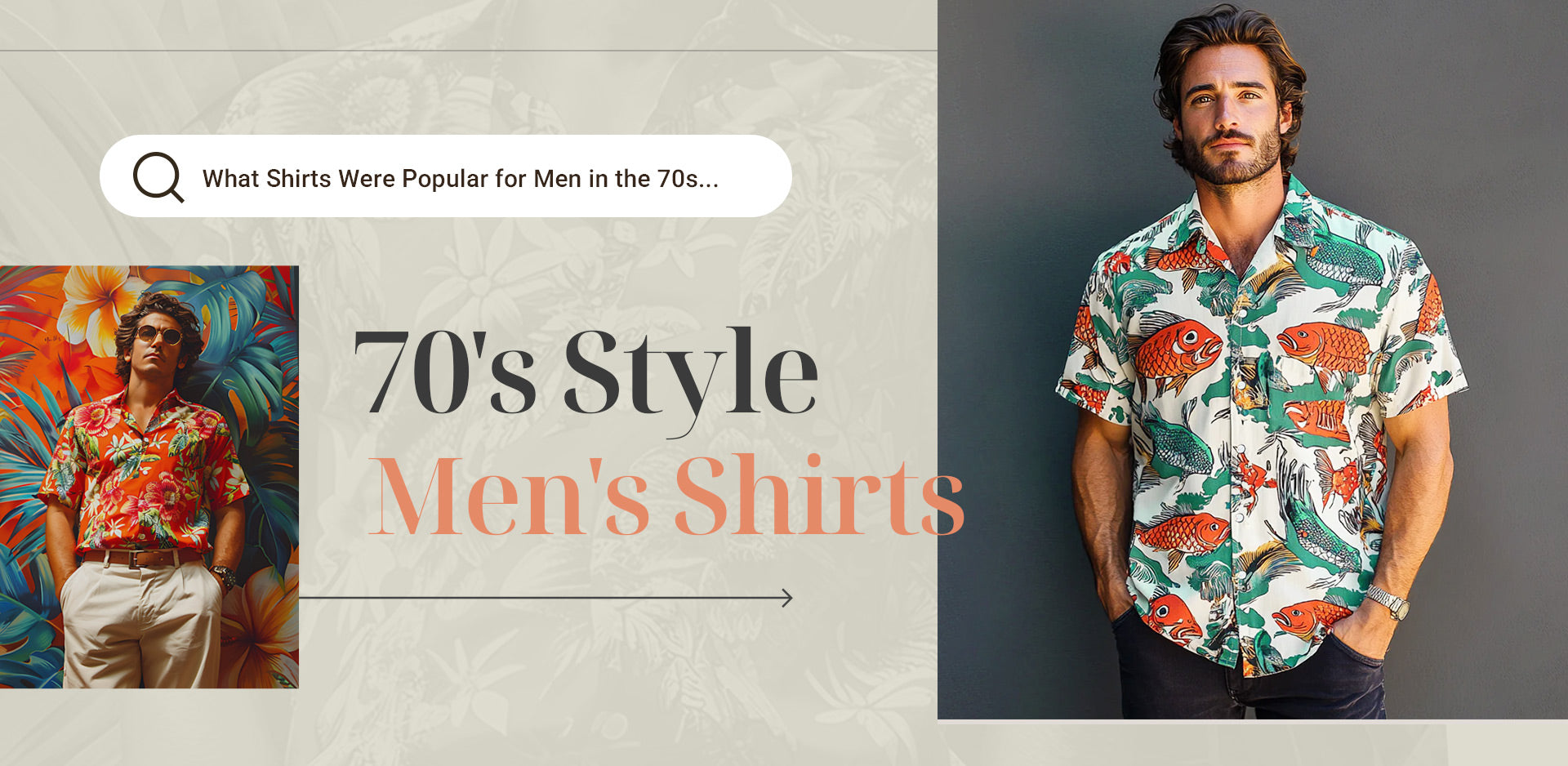 70's Style Men's Shirts