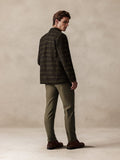 Vintage Plaid Wool Blend Blazer Jacket Jackets coofandy 
