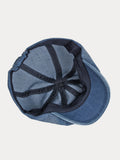 Esthetic Denim Newsboy Cap