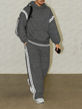Athleisure Contrast Stripe Matching Set