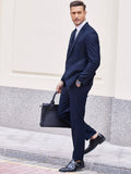2 Piece Tuxedo Suit Set Blazer Jacket for Business (US Only) Suit Set coofandystore 