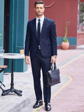 2 Piece Tuxedo Suit Set Blazer Jacket for Business (US Only) Suit Set coofandystore 
