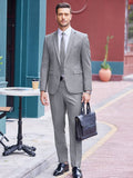 2 Piece Tuxedo Suit Set Blazer Jacket for Business (US Only) Suit Set coofandystore 