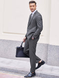 2 Piece Tuxedo Suit Set Blazer Jacket for Business (US Only) Suit Set coofandystore 