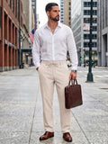 Casual Summer Cotton Linen Drawstring Pants (US Only)