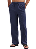 Sumer Linen Blend Beach Yoga Trousers (US Only)