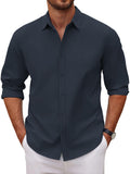 Casual Button Down Dress Shirt