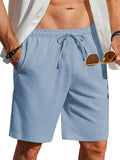 Casual Summer Linen Blend Shorts (US Only)