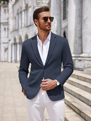 Casual Knit Two Buttons Suit Jackets (US Only)