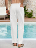 Casual Linen Blend Vacation Yoga Pants (US Only)