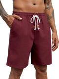 Casual Drawstring Linen Blend Shorts (US Only)
