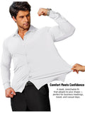 Stretch Wrinkle Free Long Sleeve Button Down Shirt (US Only)