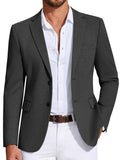 Business Casual Two Buttons Suit Jacket Blazer (US Only)