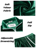 Soft Velour Velvet Tracksuit Set (US Only) Sets coofandy 