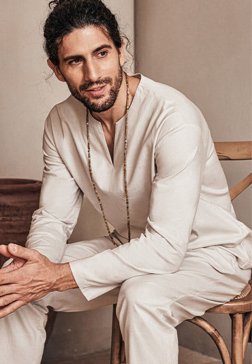Cozy Linen Blend Shirt Set