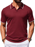 Casual Old Money Knit Polo Shirt (US Only)