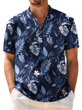 Lässiges, atmungsaktives Hawaii-Henley-Shirt (nur USA)
