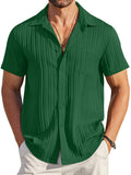 Casual Textured Button Down Shirt (US Only)