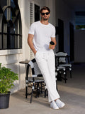 Casual Linen Blend Vacation Yoga Pants (US Only)