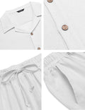 Casual Linen Style Beach Shirt Sets (US Only) Sets coofandystore 