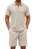 Fashion Polo Shirt Shorts Set (US Only)