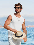 Casual Waffle Knit Muscle Tank Top (US Only)