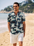 Lässiges, atmungsaktives Hawaii-Henley-Shirt (nur USA)