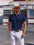 Casual Old Money Knit Polo Shirt (US Only)