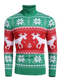 Slim Fit Turtleneck Twisted Sweater (US Only) Sweaters Coofandy&