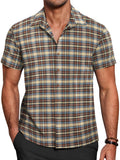 Casual Button Down Plaid Shirt (US Only)