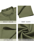 Lässiges Henley-Shirt mit Stehkragen (nur USA)