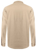 Casual Lace Up Henley Shirt (US Only) Shirts coofandy 