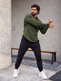 Workout Muscle Fit Cotton Blend Hoodie (US Only) Hoodies Coofandy&