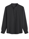 Casual 2 Pieces Henley Shirts Set (US Only) Sets coofandystore 