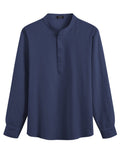 Casual 2 Pieces Henley Shirts Set (US Only) Sets coofandystore 