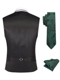 Paisley Vest Tux Set (US Only) Vest coofandy 
