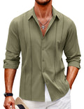 Casual Long Sleeve Button Down Shirt (US Only)
