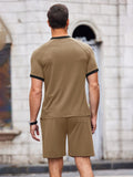 Loose Fit Soft Tracksuit Set (US Only) Sports Set coofandy 