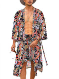 Lightweight Long Beach Shirt Sets (US Only) Beach Sets coofandy PAT1 S 