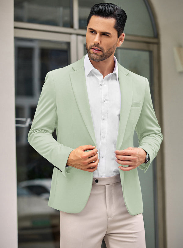 Simple One Button Blazer Jacket (US Only)